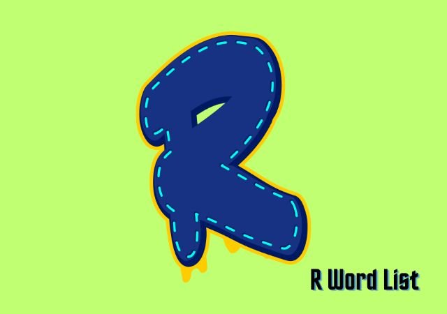 R Word List Speech Therapy and Articulation – Initial | Medial | Final