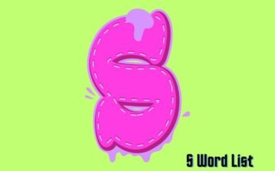 S Word List Speech Therapy and Articulation – Initial | Medial | Final