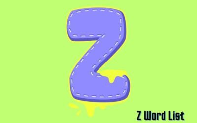 Z Word List Speech Therapy and Articulation – Initial | Medial | Final